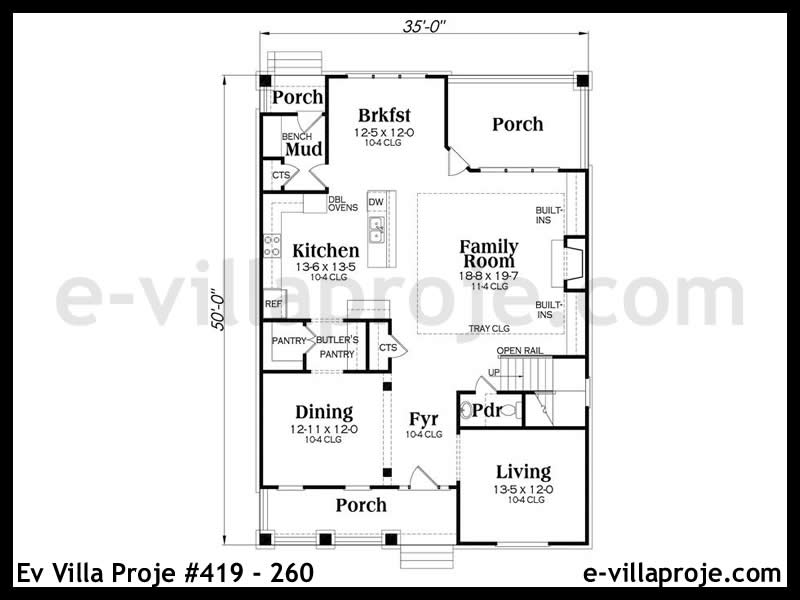 Ev Villa Proje #419 - 260 Çelik Ev Projesi - Görsel 2
