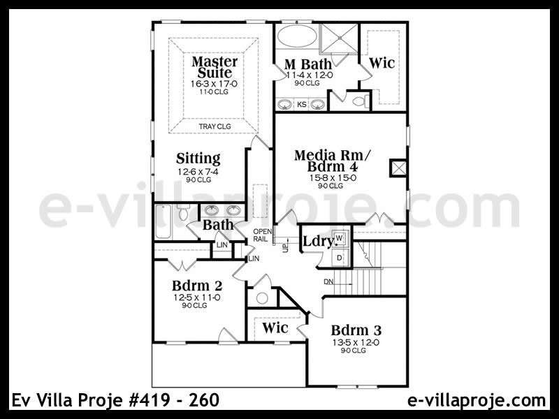 Ev Villa Proje #419 - 260 Çelik Ev Projesi - Görsel 3
