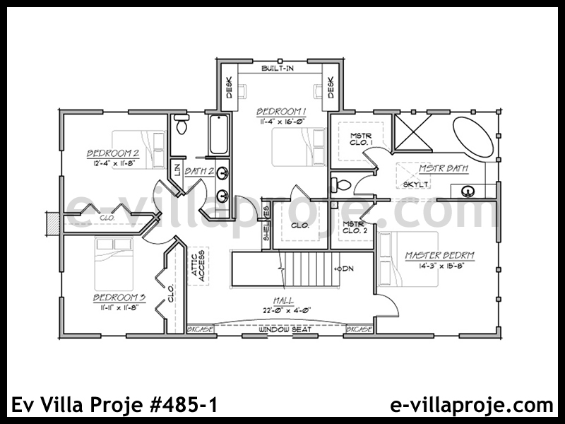 Ev Villa Proje #485 - 1 Çelik Ev Projesi - Görsel 3