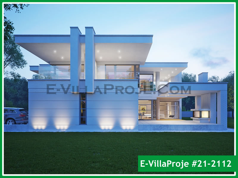 Ev Villa Proje #21 - 2112 Çelik Villa Modeli ve 3D Tasarımı
