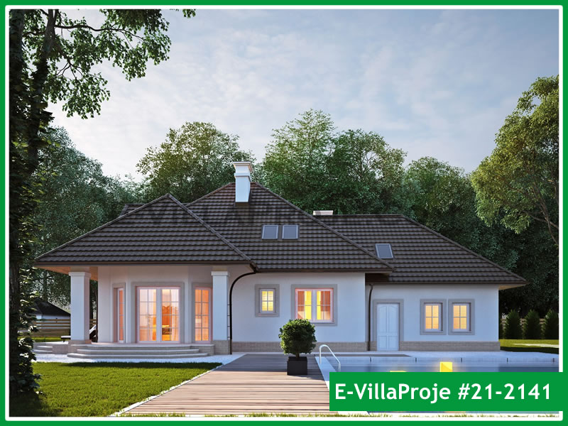 Ev Villa Proje #21 - 2141 Çelik Villa Modeli ve 3D Tasarımı