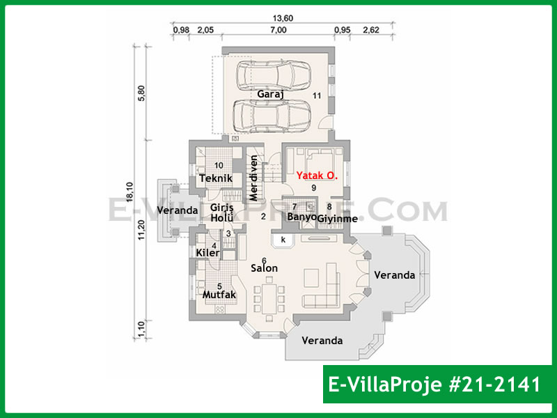 Ev Villa Proje #21 - 2141 Çelik Ev Projesi - Görsel 2