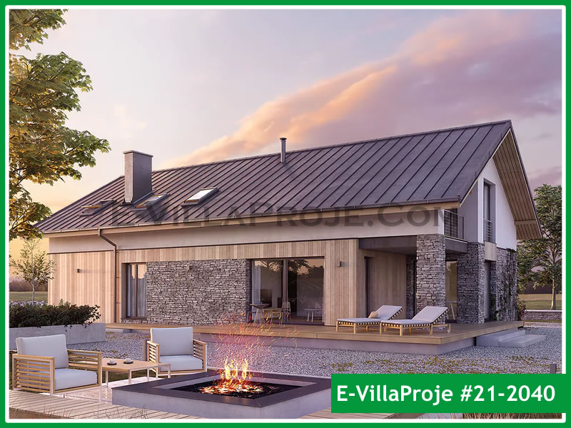 Ev Villa Proje #21 - 2040 Çelik Villa Modeli ve 3D Tasarımı