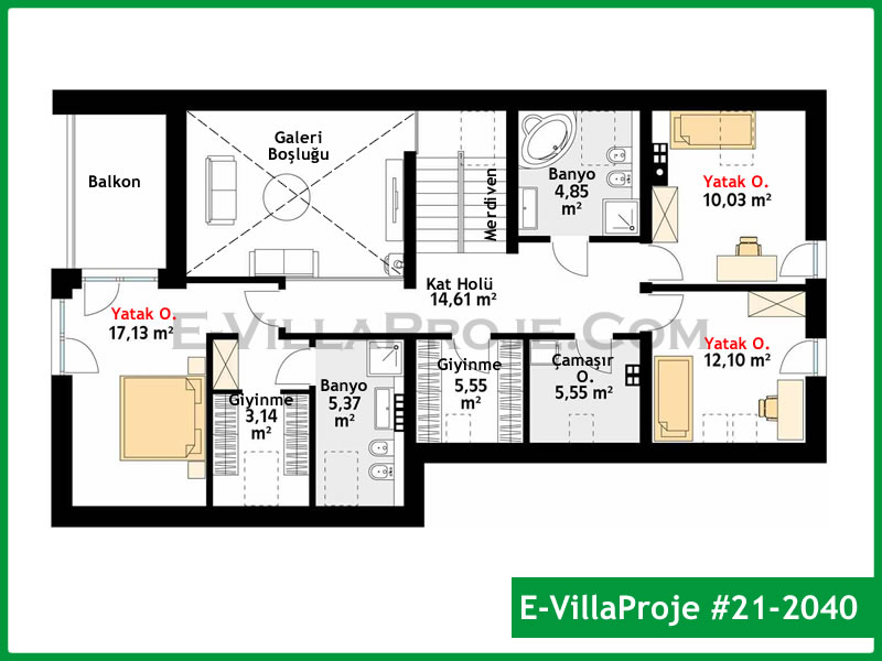 Ev Villa Proje #21 - 2040 Çelik Ev Projesi - Görsel 3