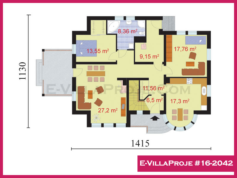 Ev Villa Proje #16 - 2042 Çelik Ev Projesi - Görsel 2