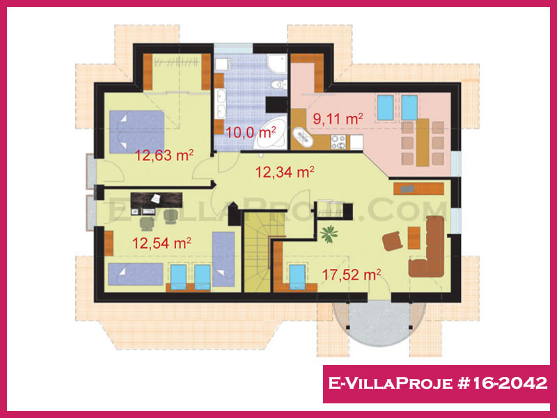 Ev Villa Proje #16 - 2042 Çelik Ev Projesi - Görsel 3