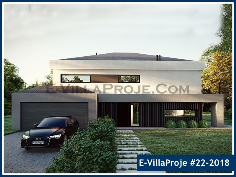 Ev Villa Proje #22 - 2018 Çelik Villa Modeli ve 3D Tasarımı