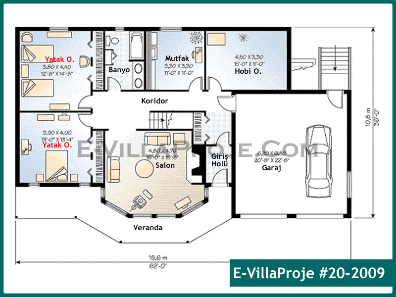 Ev Villa Proje #20 - 2009 Çelik Ev Projesi - Görsel 2