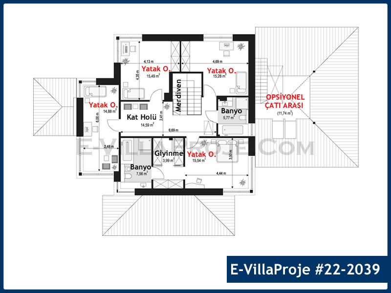 Ev Villa Proje #22 - 2039 Çelik Ev Projesi - Görsel 3