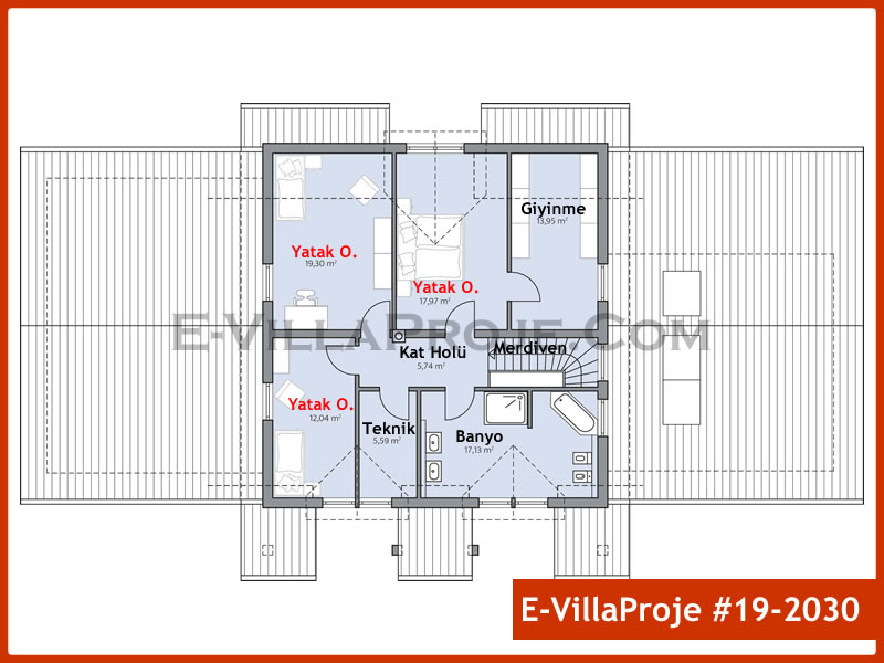 Ev Villa Proje #19 - 2030 Çelik Ev Projesi - Görsel 3