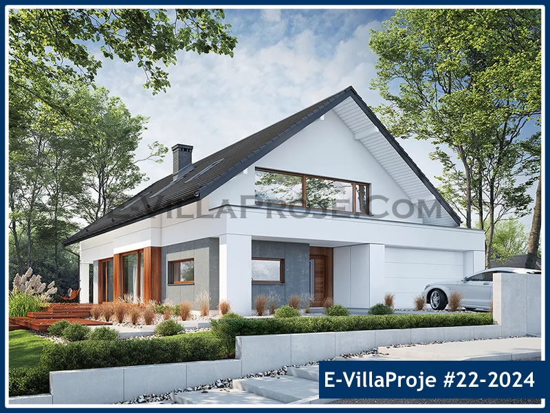 Ev Villa Proje #22 - 2024 Çelik Villa Modeli ve 3D Tasarımı