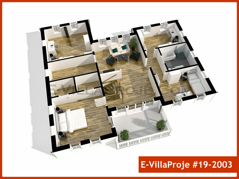 Ev Villa Proje #19 - 2003 Çelik Ev Projesi - Görsel 9