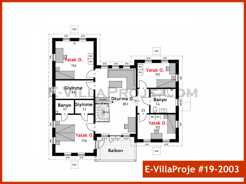 Ev Villa Proje #19 - 2003 Çelik Ev Projesi - Görsel 3
