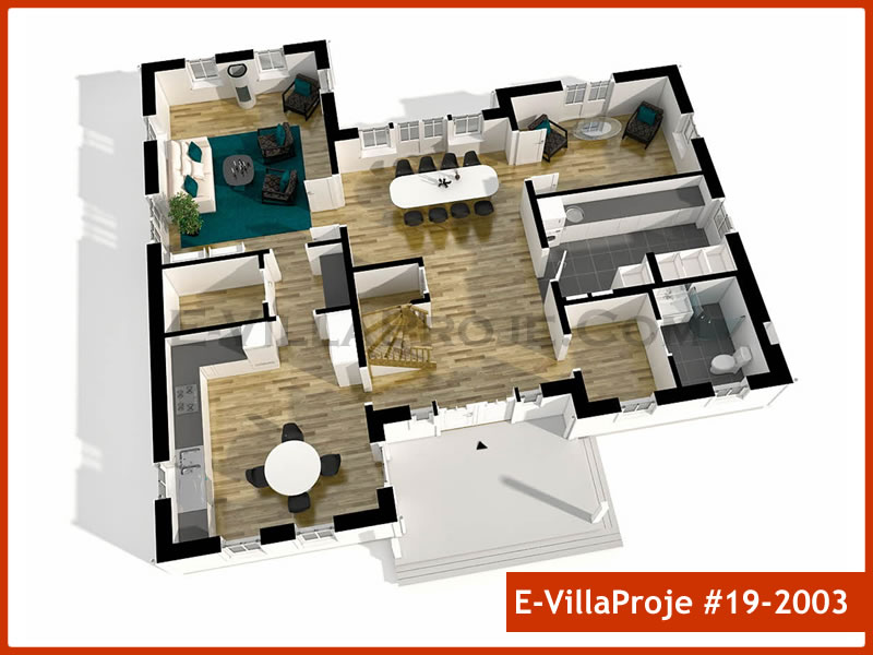 Ev Villa Proje #19 - 2003 Çelik Ev Projesi - Görsel 8