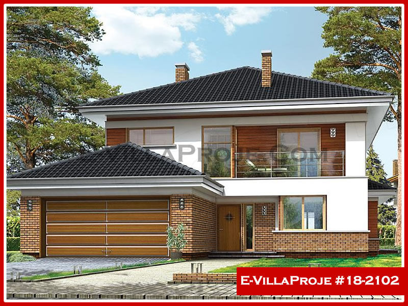 Ev Villa Proje #18 - 2102 Çelik Villa Modeli ve 3D Tasarımı