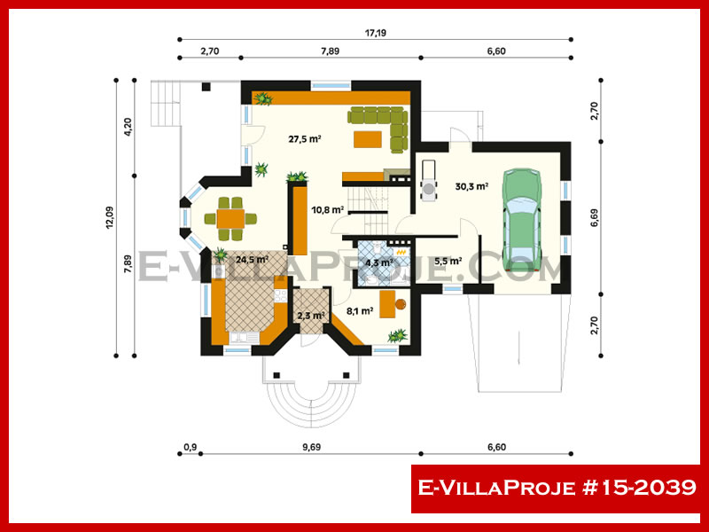 Ev Villa Proje #15 - 2039 Çelik Ev Projesi - Görsel 2