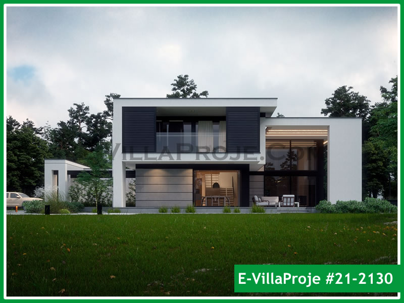 Ev Villa Proje #21 - 2130 Çelik Villa Modeli ve 3D Tasarımı