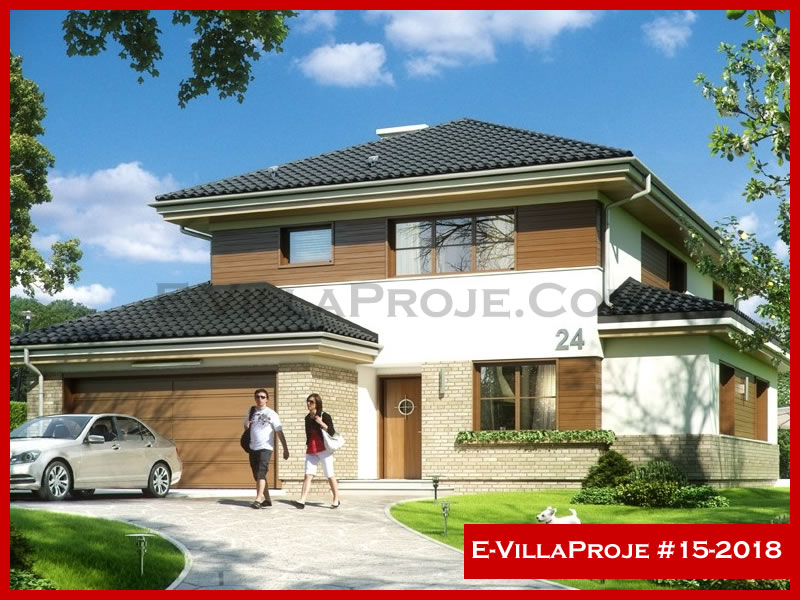 Ev Villa Proje #15 - 2018 Çelik Villa Projesi 3D Mimari Tasarımı
