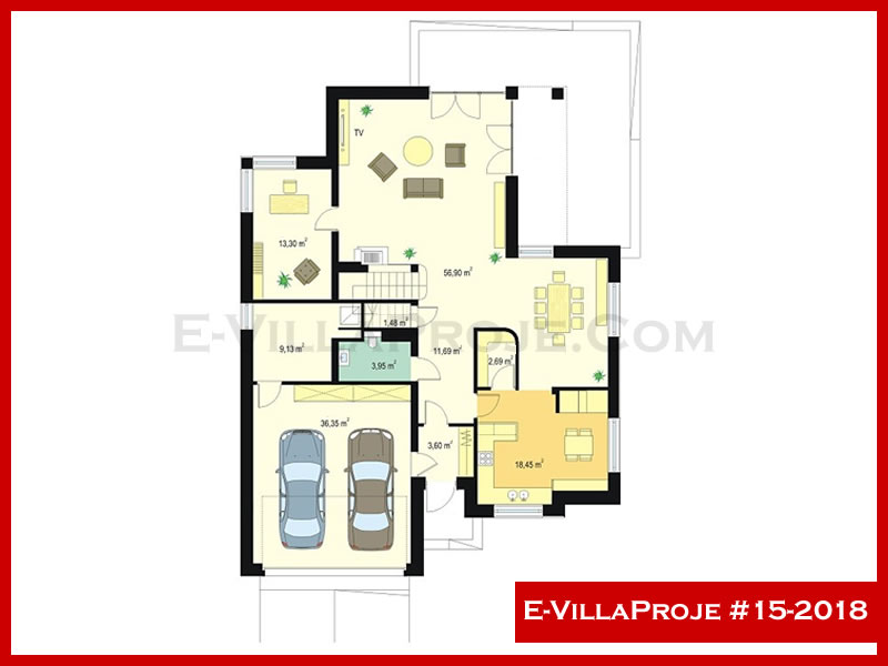 Ev Villa Proje #15 - 2018 Çelik Ev Projesi - Görsel 2