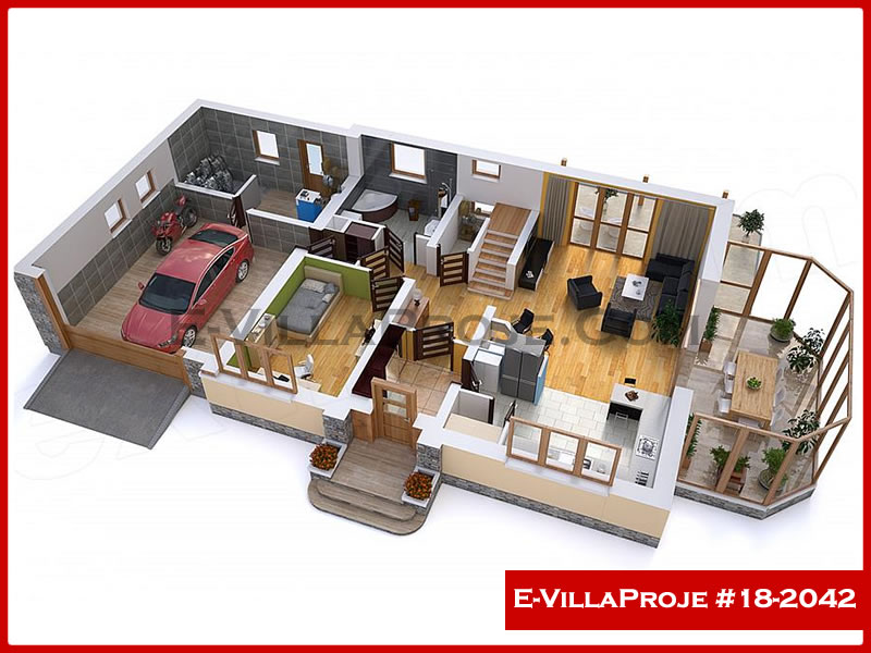 Ev Villa Proje #18 - 2042 Çelik Ev Projesi - Görsel 8