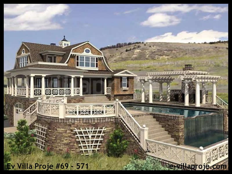 Ev Villa Proje #69 - 571 Çelik Villa Modeli ve 3D Tasarımı