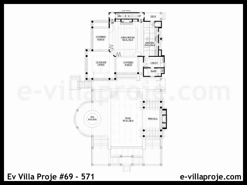 Ev Villa Proje #69 - 571 Çelik Ev Projesi - Görsel 2