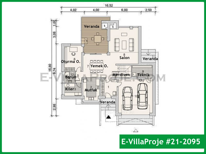 Ev Villa Proje #21 - 2095 Çelik Ev Projesi - Görsel 2