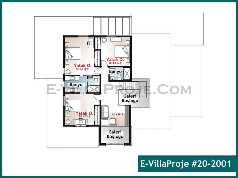 Ev Villa Proje #20 - 2001 Çelik Ev Projesi - Görsel 3