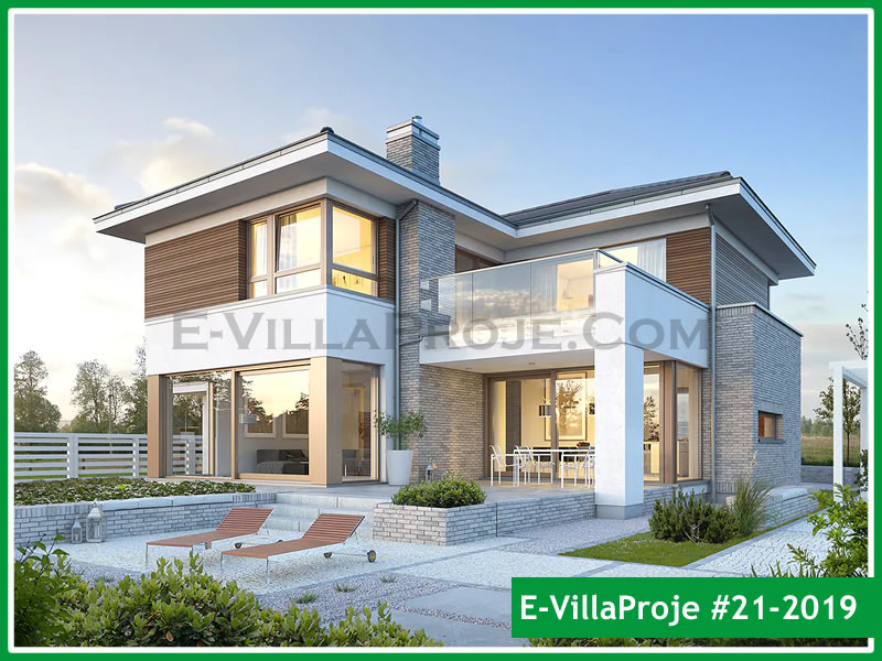 Ev Villa Proje #21 - 2019 Çelik Villa Modeli ve 3D Tasarımı