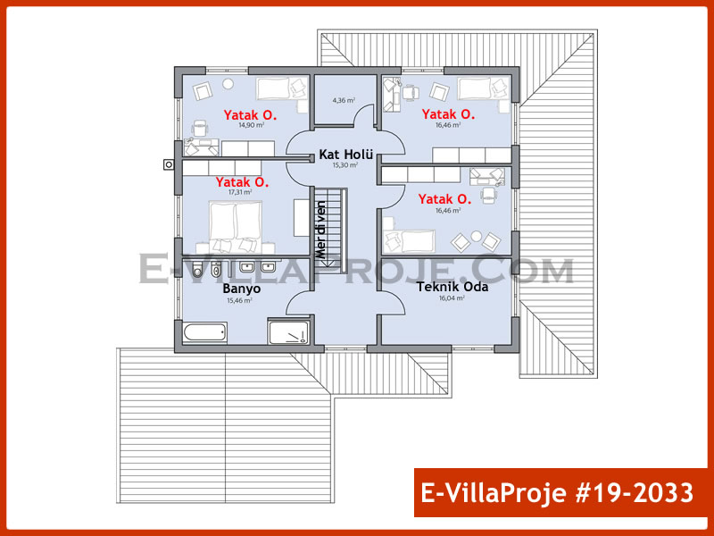Ev Villa Proje #19 - 2033 Çelik Ev Projesi - Görsel 3