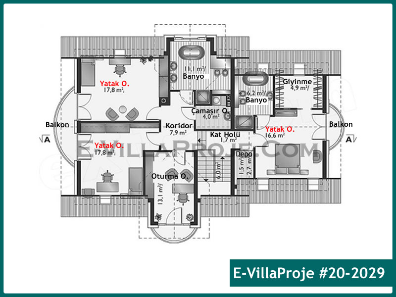 Ev Villa Proje #20 - 2029 Çelik Ev Projesi - Görsel 3