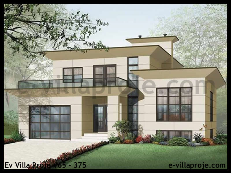 Ev Villa Proje #65 - 375 Çelik Villa Modeli ve 3D Tasarımı