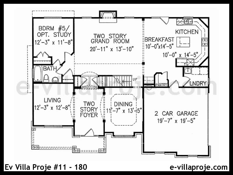 Ev Villa Proje #11 - 180 Çelik Ev Projesi - Görsel 2