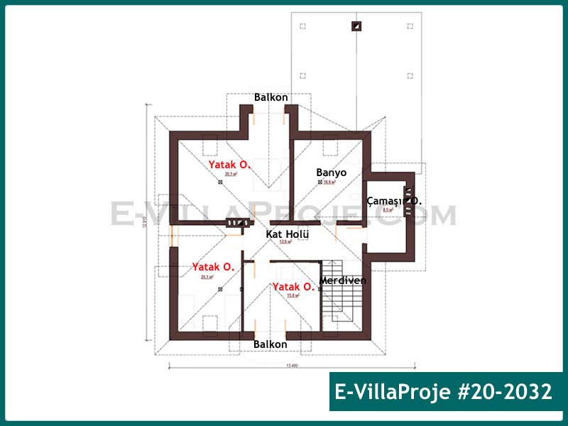 Ev Villa Proje #20 - 2032 Çelik Ev Projesi - Görsel 3