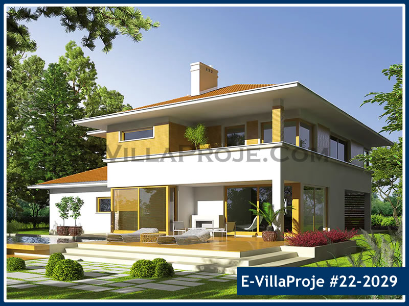 Ev Villa Proje #22 - 2029 Çelik Villa Modeli ve 3D Tasarımı