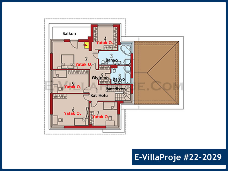 Ev Villa Proje #22 - 2029 Çelik Ev Projesi - Görsel 3