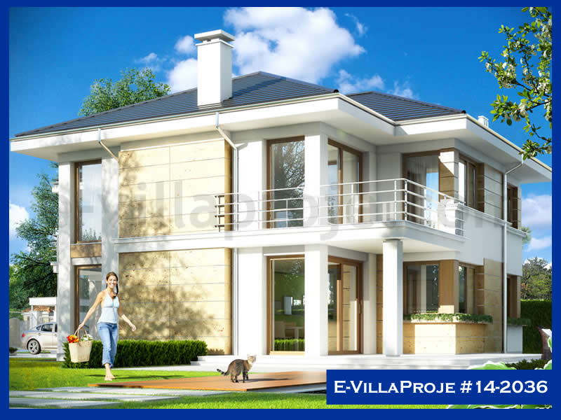 Ev Villa Proje #14 - 2036 Çelik Villa Modeli ve 3D Tasarımı
