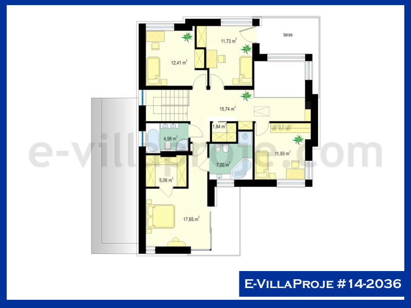 Ev Villa Proje #14 - 2036 Çelik Ev Projesi - Görsel 3