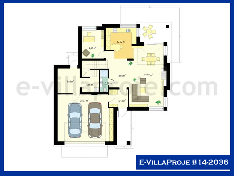Ev Villa Proje #14 - 2036 Çelik Ev Projesi - Görsel 2