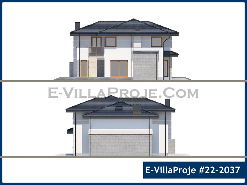 Ev Villa Proje #22 - 2037 Çelik Ev Projesi - Görsel 19