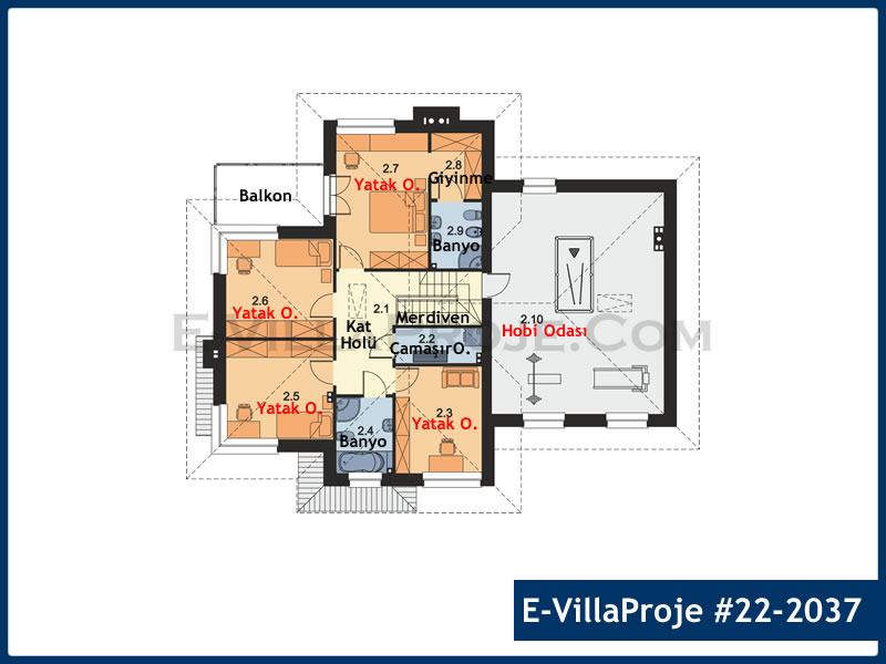 Ev Villa Proje #22 - 2037 Çelik Ev Projesi - Görsel 3