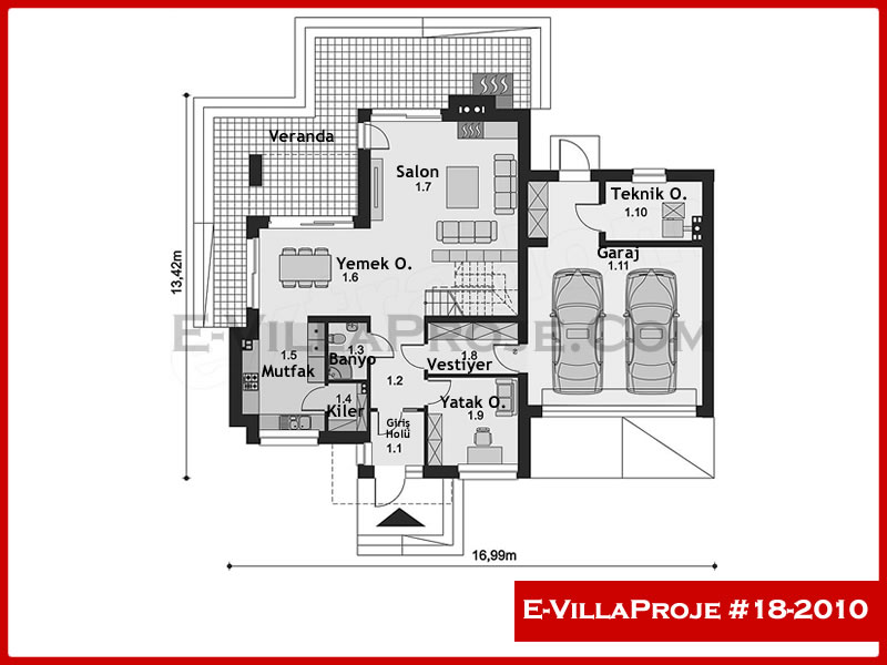 Ev Villa Proje #18 - 2010 Çelik Ev Projesi - Görsel 2