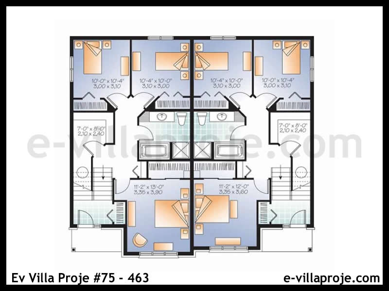 Ev Villa Proje #75 - 463 Çelik Ev Projesi - Görsel 3