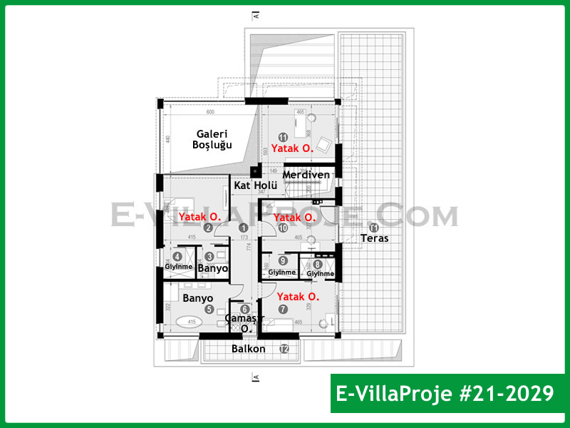 Ev Villa Proje #21 - 2029 Çelik Ev Projesi - Görsel 3