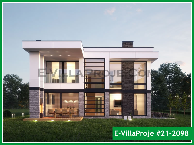 Ev Villa Proje #21 - 2098 Çelik Villa Modeli ve 3D Tasarımı