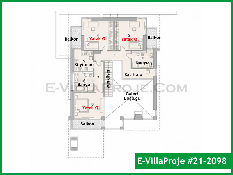 Ev Villa Proje #21 - 2098 Çelik Ev Projesi - Görsel 3