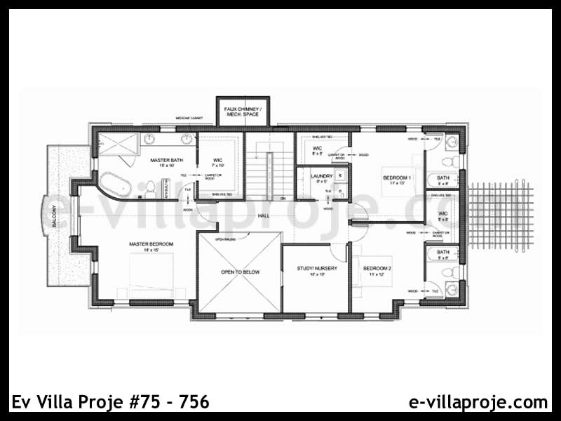 Ev Villa Proje #75 - 756 Çelik Ev Projesi - Görsel 3