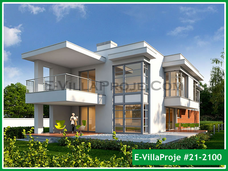 Ev Villa Proje #21 - 2100 Çelik Villa Modeli ve 3D Tasarımı