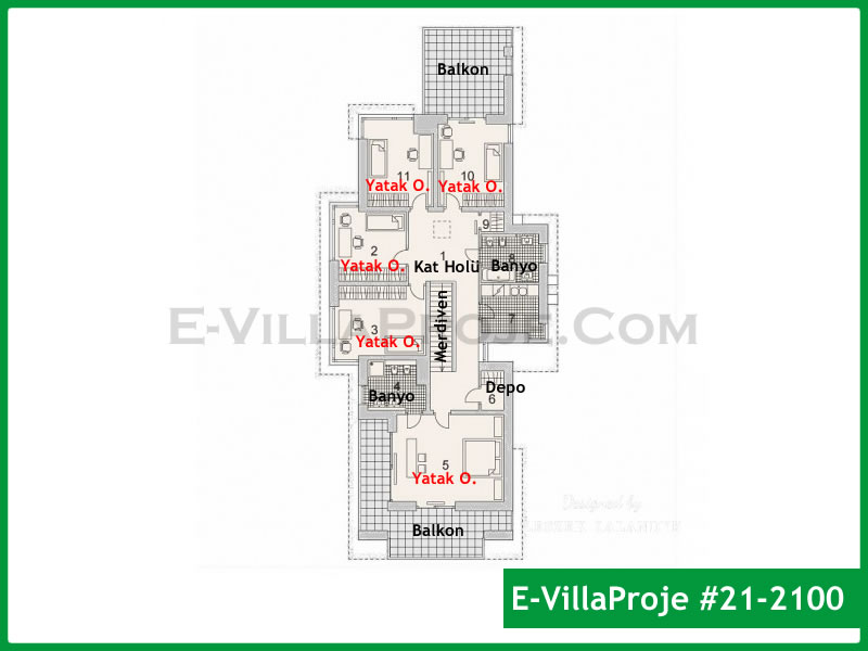 Ev Villa Proje #21 - 2100 Çelik Ev Projesi - Görsel 3