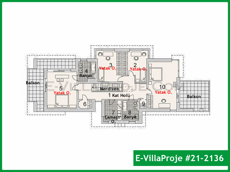 Ev Villa Proje #21 - 2136 Çelik Ev Projesi - Görsel 3